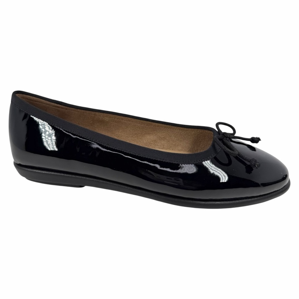 Aerosoles Women's Homebet Ballet Flats Black Faux Patent Size 7.5M